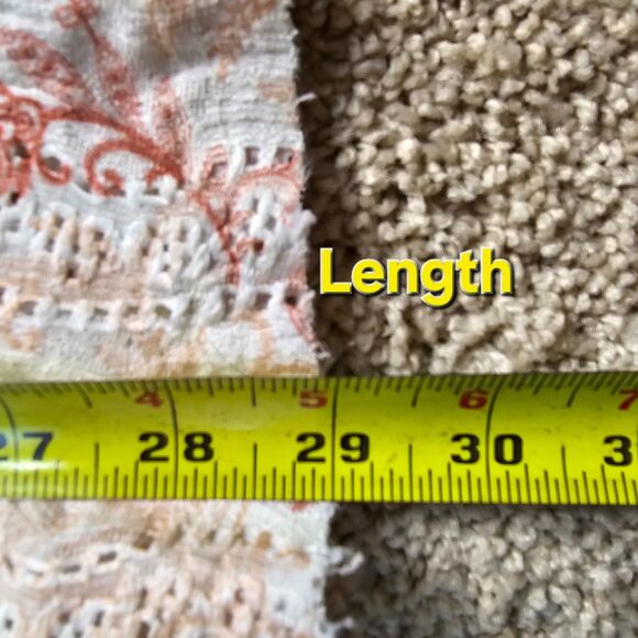 POL Boho Babe mixed media floral Blouse Multi-Color Pattern Women's Size Medium - Picture 14 of 15